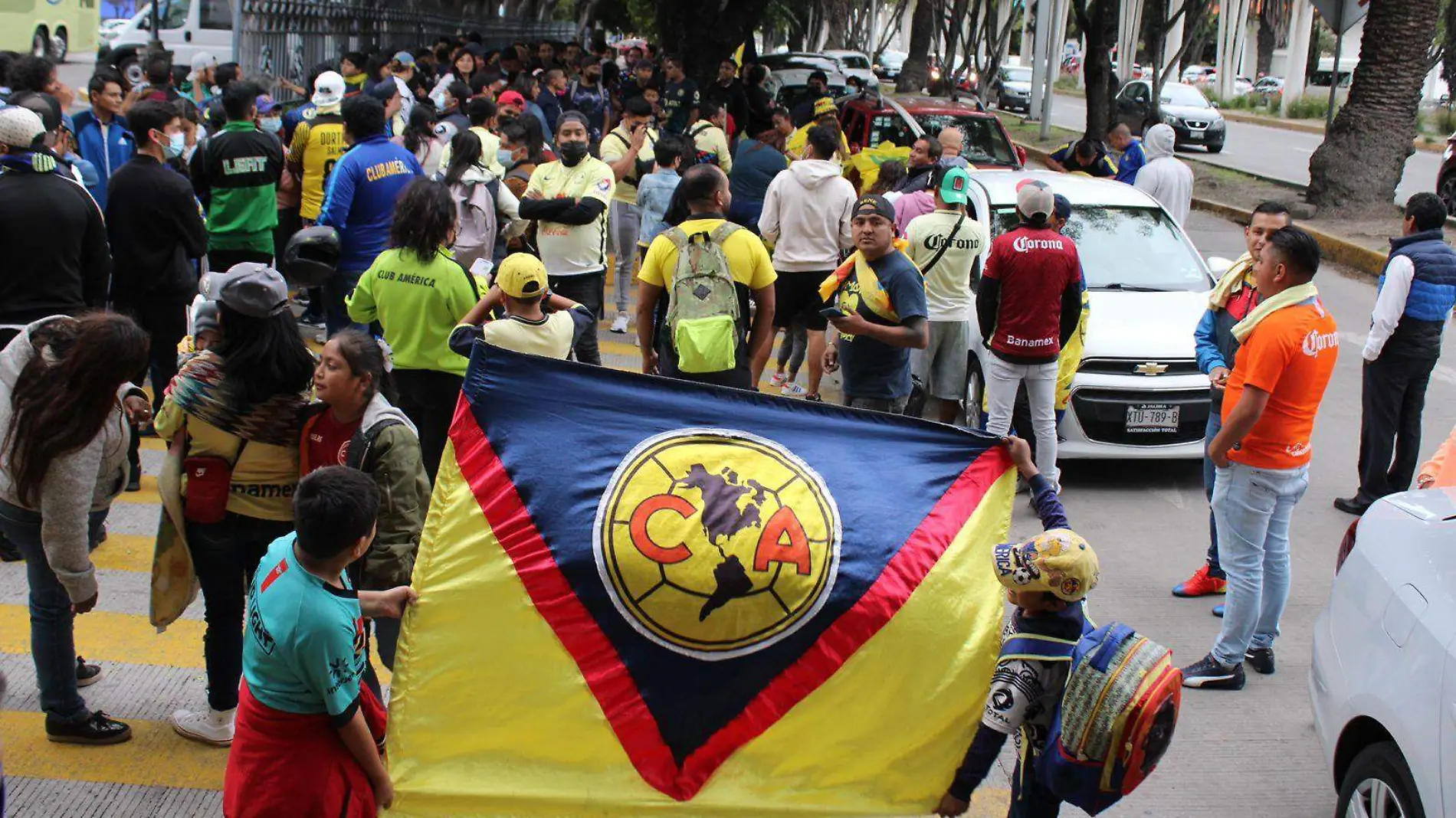 Aficion del America en Puebla